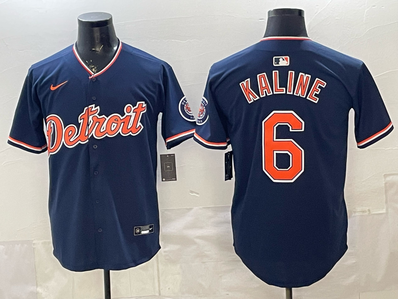 Men Detroit Tigers #6 Kaline blue Nike 2026 MLB Jersey 0401005->->MLB Jersey